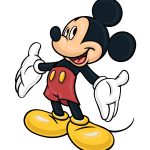 how to draw Mickey image