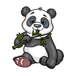how to draw a Panda Bear image