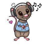 how to draw a Cute Rat image