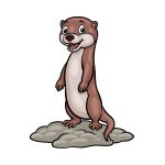 how to draw a Sea Otter image