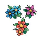 how to draw Spring Flowers image