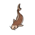 how to draw a Japanese Koi Fish image