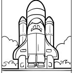 Rocket Coloring Pages free printable