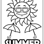 Summer coloring pages