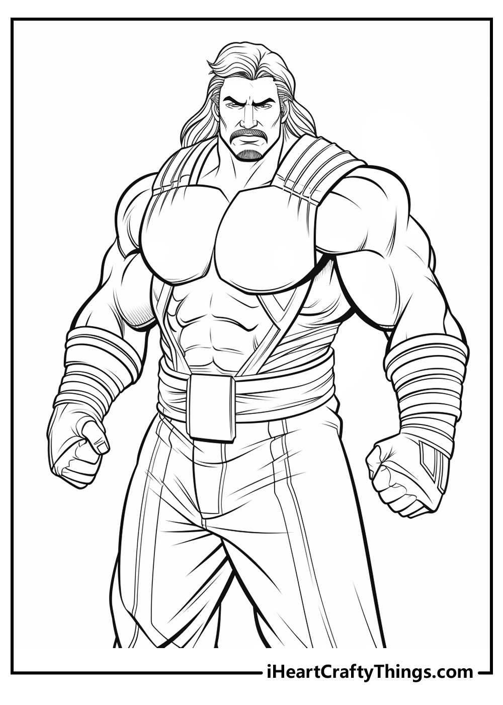 WWE coloring printable for kids