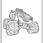 Blaze Coloring Pages free printable