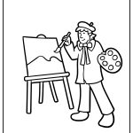 Painting Coloring Pages free printable
