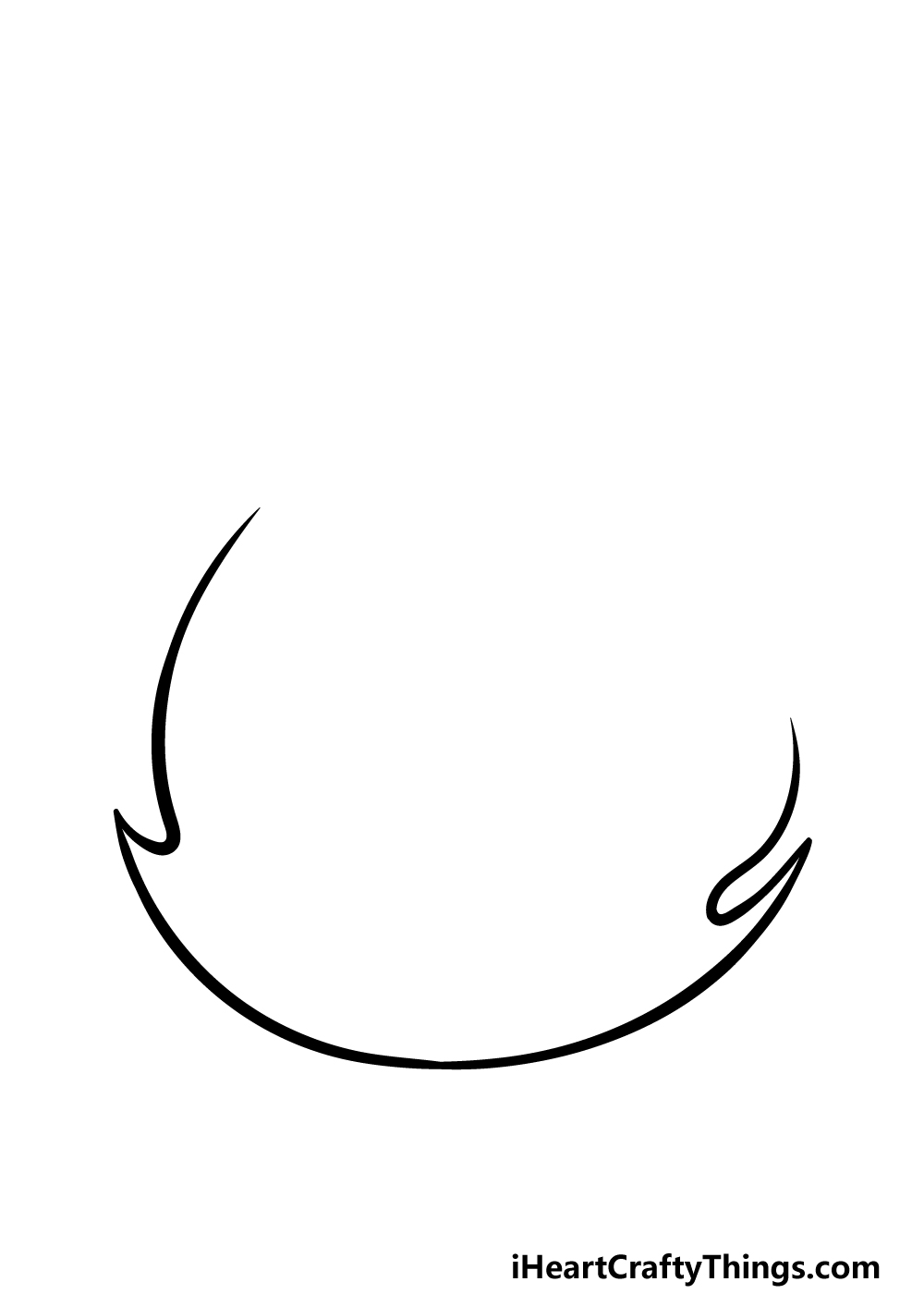 how to draw a cartoon flame step 1