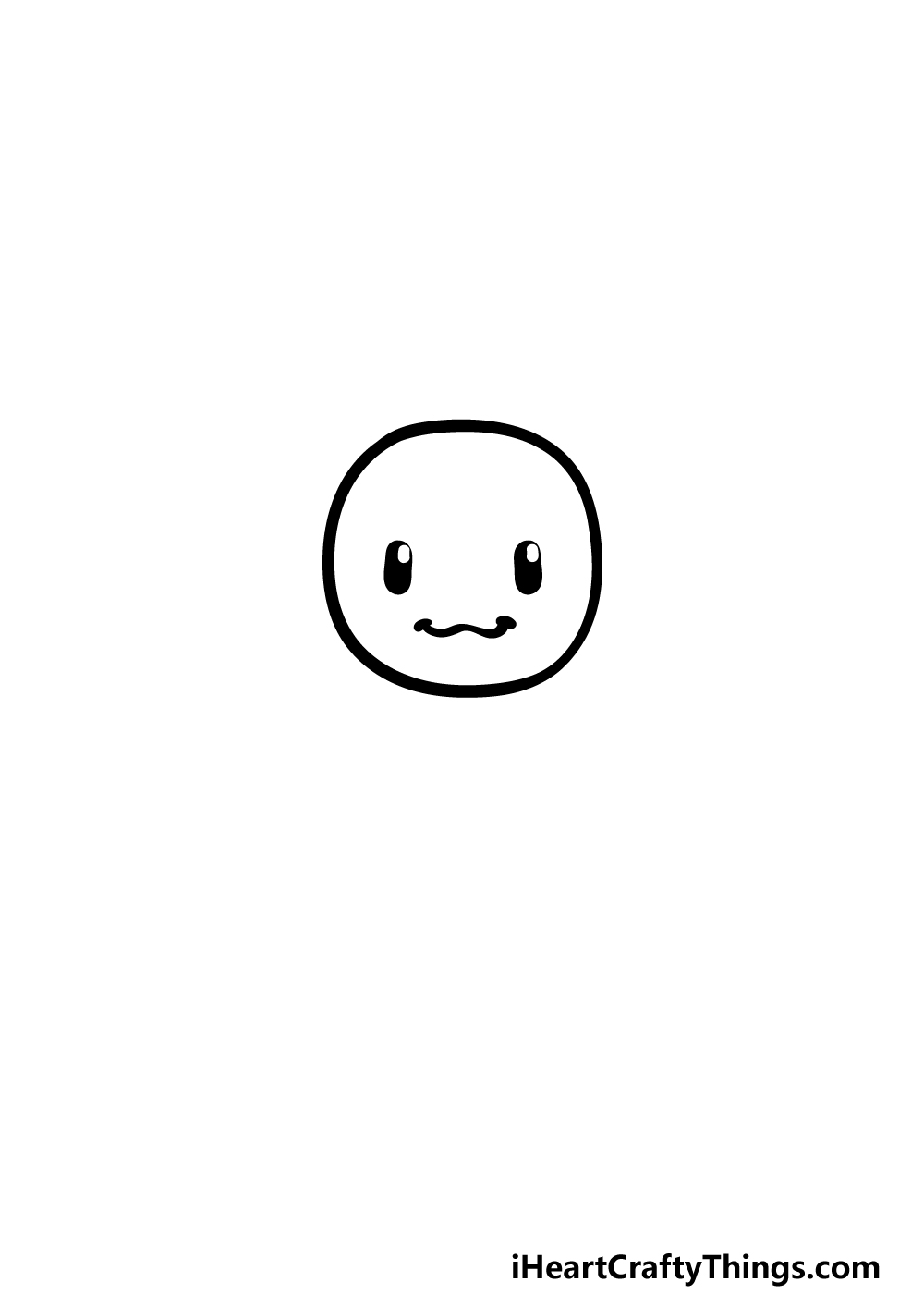 how to draw a cartoon sunflower step 1