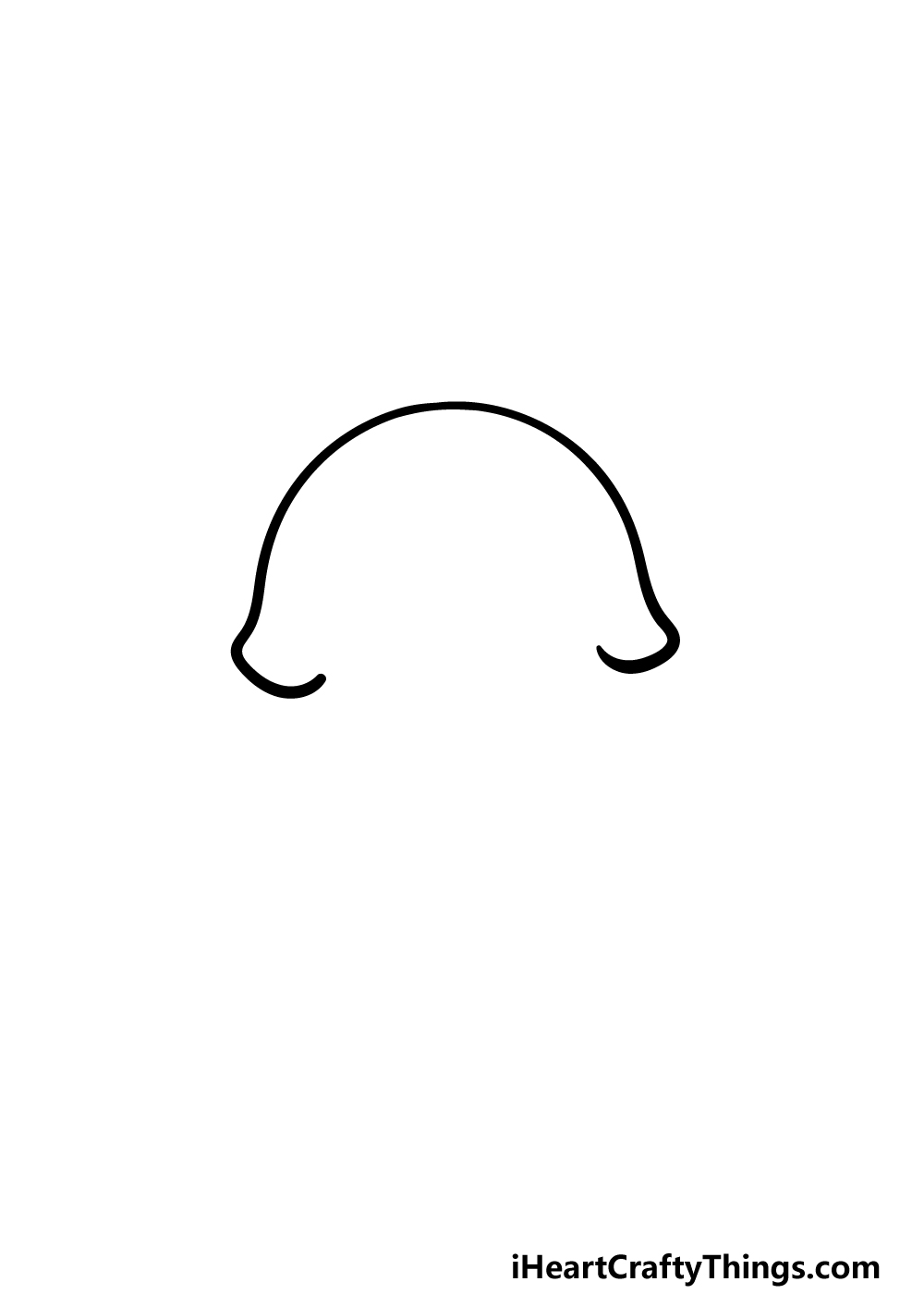 How to Draw A Cartoon Jellyfish step 1