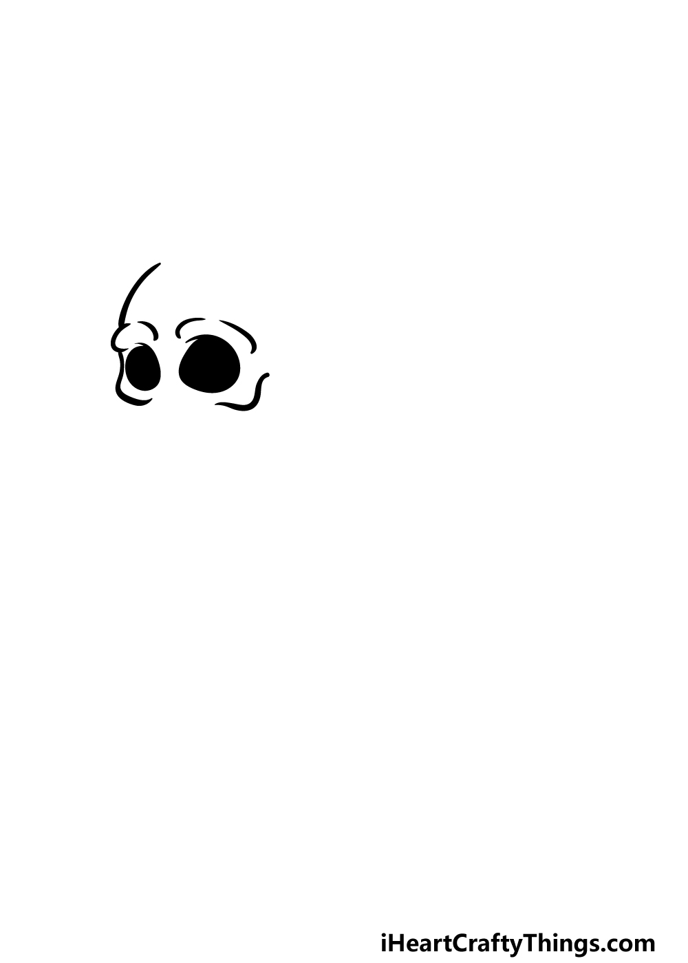 how to draw a cartoon Grim Reaper step 1