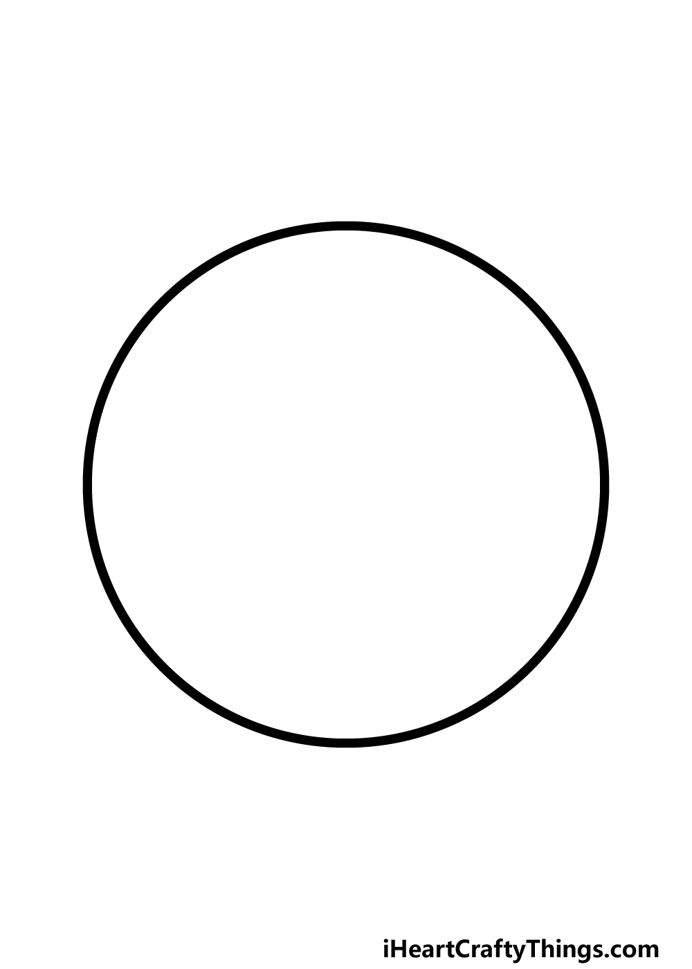 how to draw a cartoon world step 1