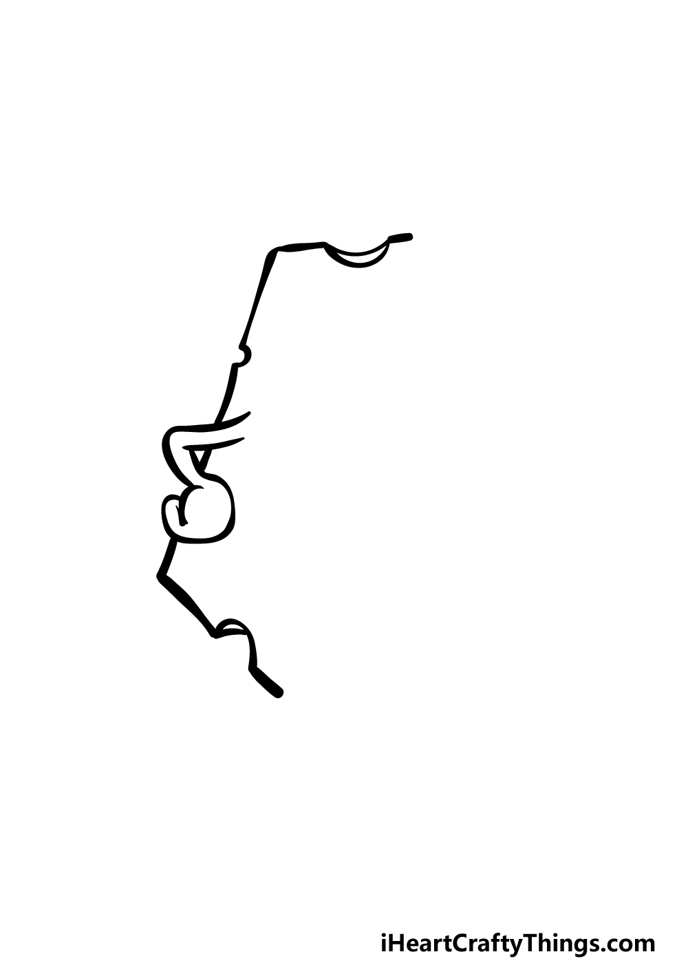 how to draw a cartoon cheese step 1
