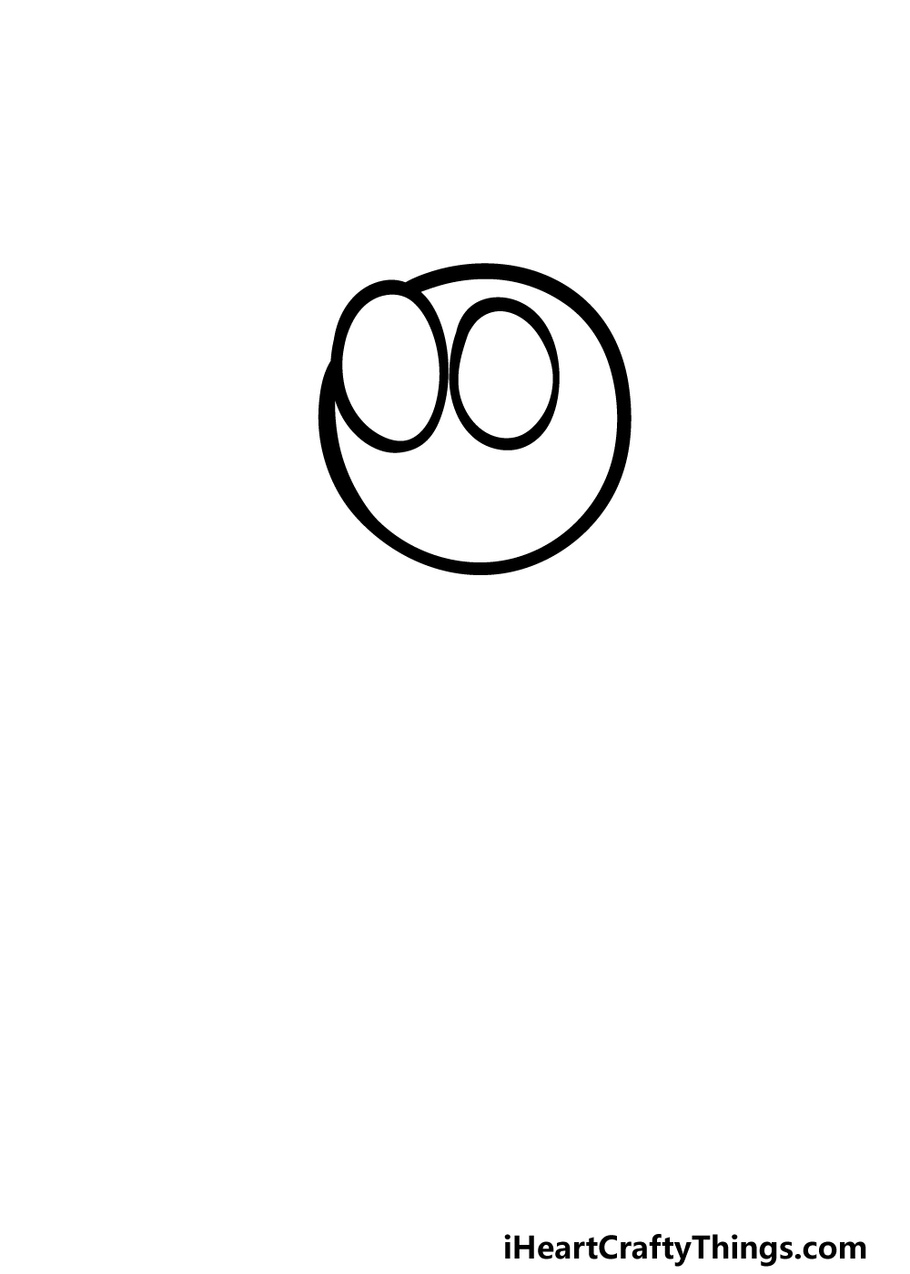 how to draw a cartoon microphone step 1