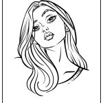 Girly Coloring Pages free printable