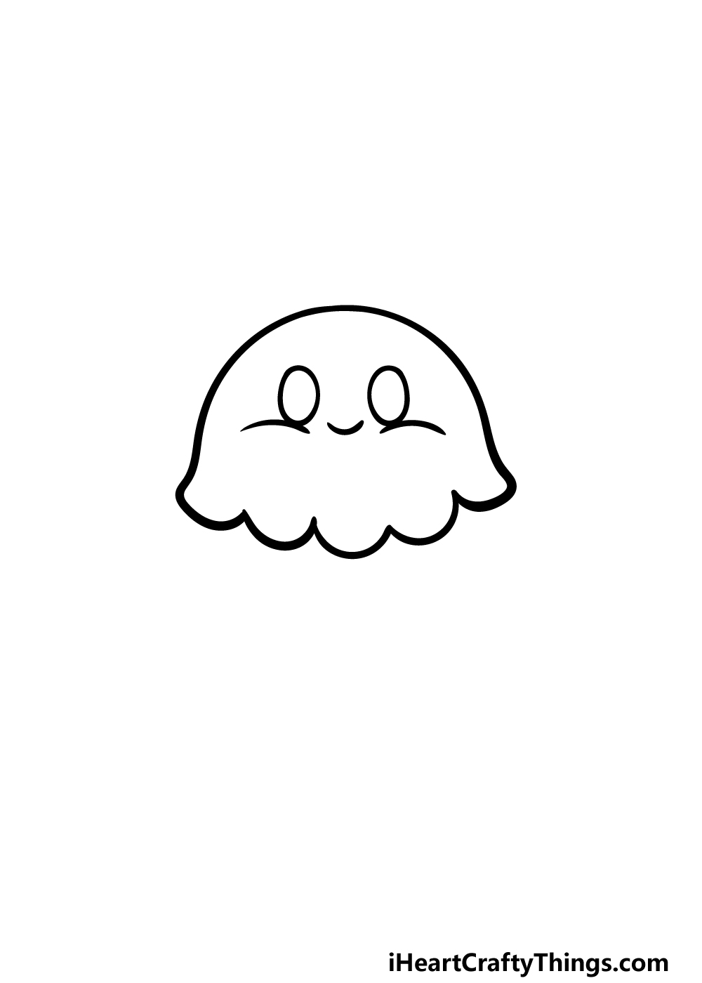 How to Draw A Cartoon Jellyfish step 3