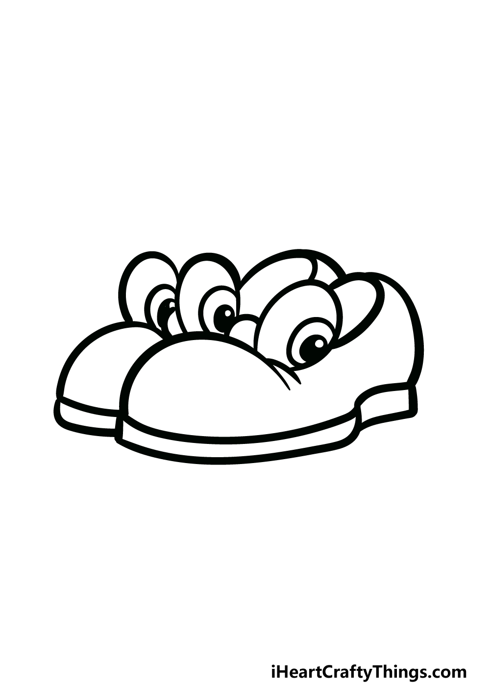 how to draw cartoon shoes step 5