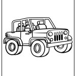Jeep Coloring Pages free printable