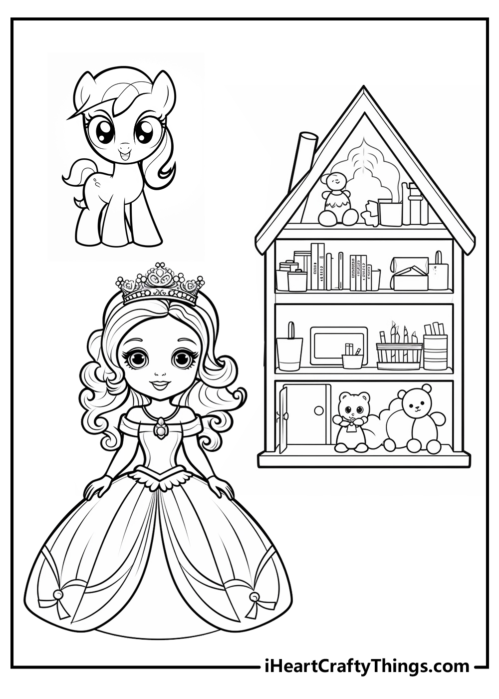 original girly coloring pages