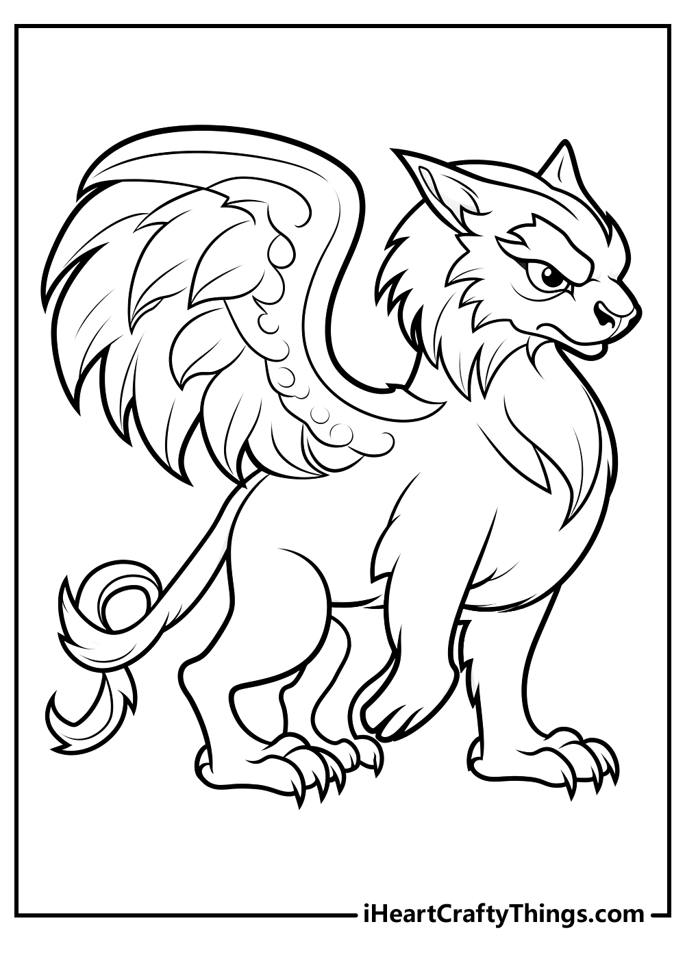 griffin coloring printable