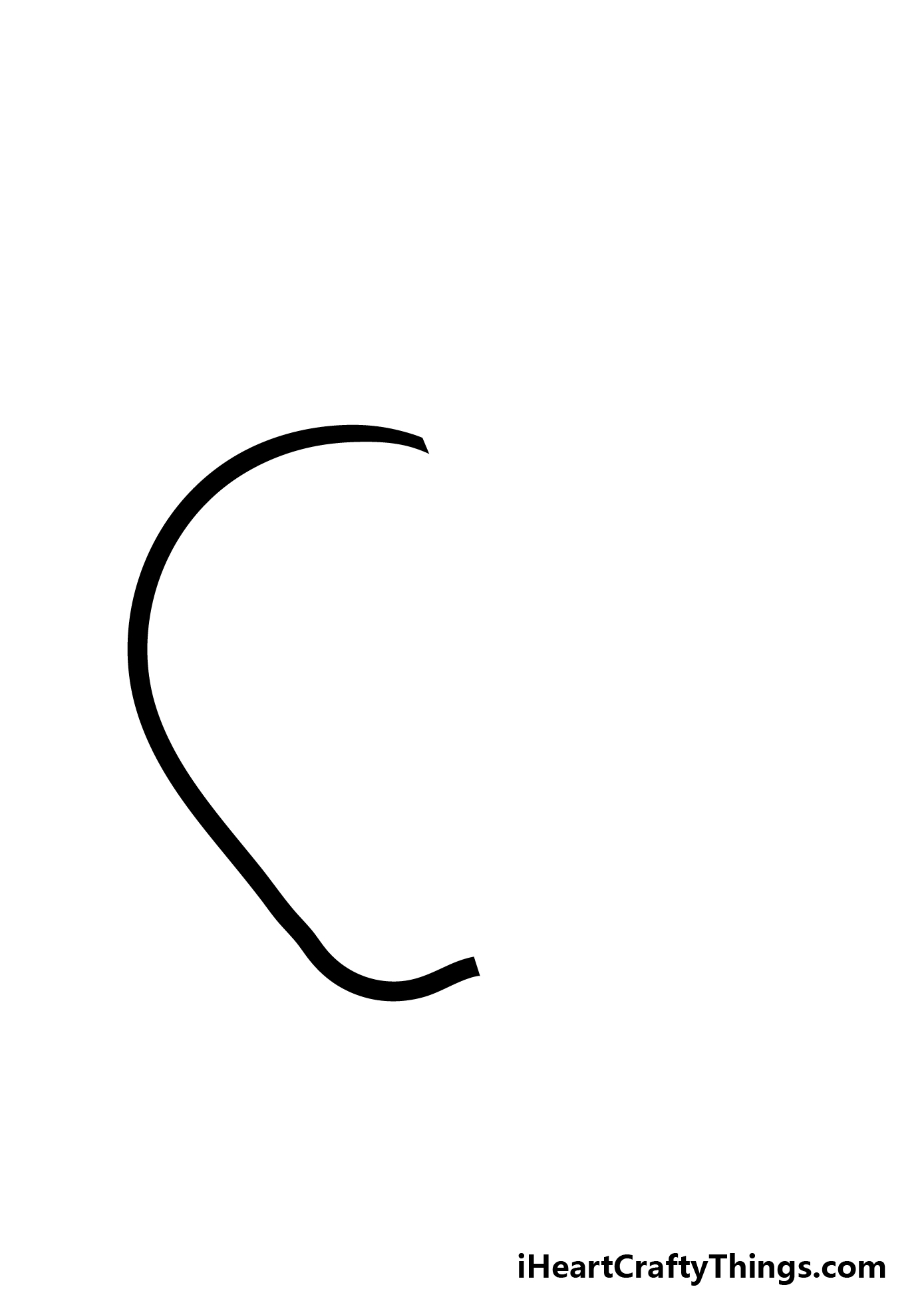 how to draw a Cartoon Apple step 1