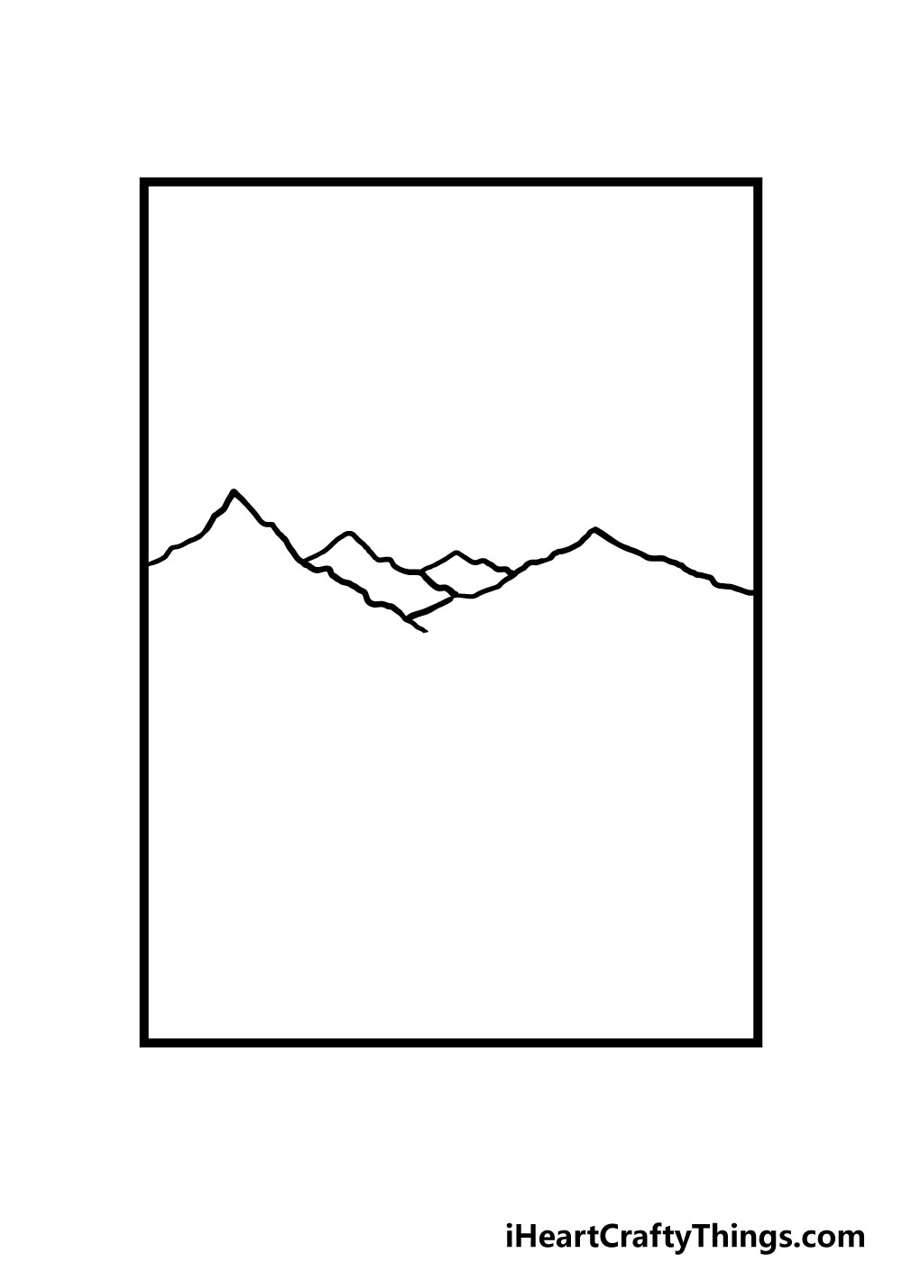 how to draw a cartoon background step 1