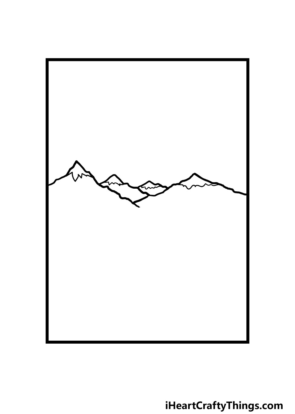 how to draw a cartoon background step 2