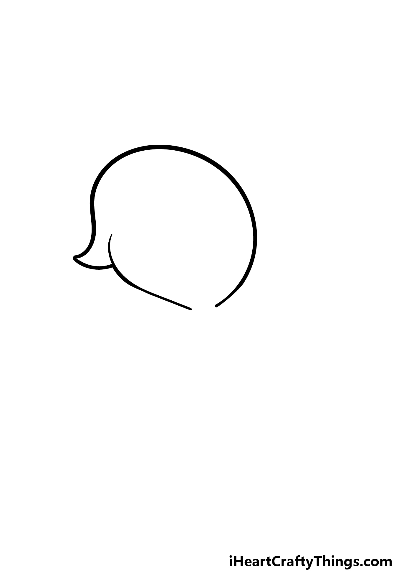 how to draw a cartoon death step 1