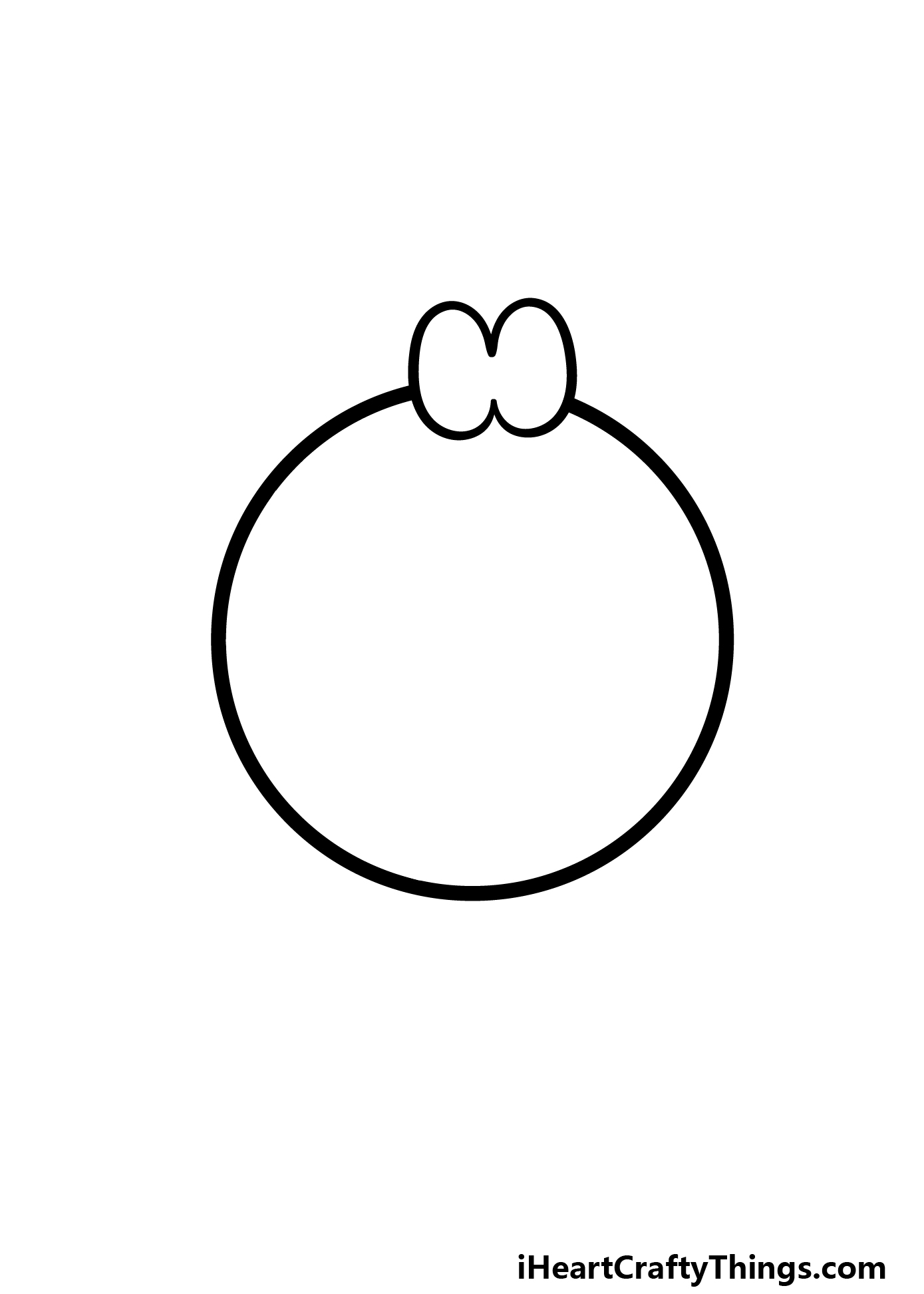 how to draw a cartoon golf ball step 3