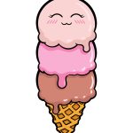 how to draw a cartoon Ice Cream step 7
