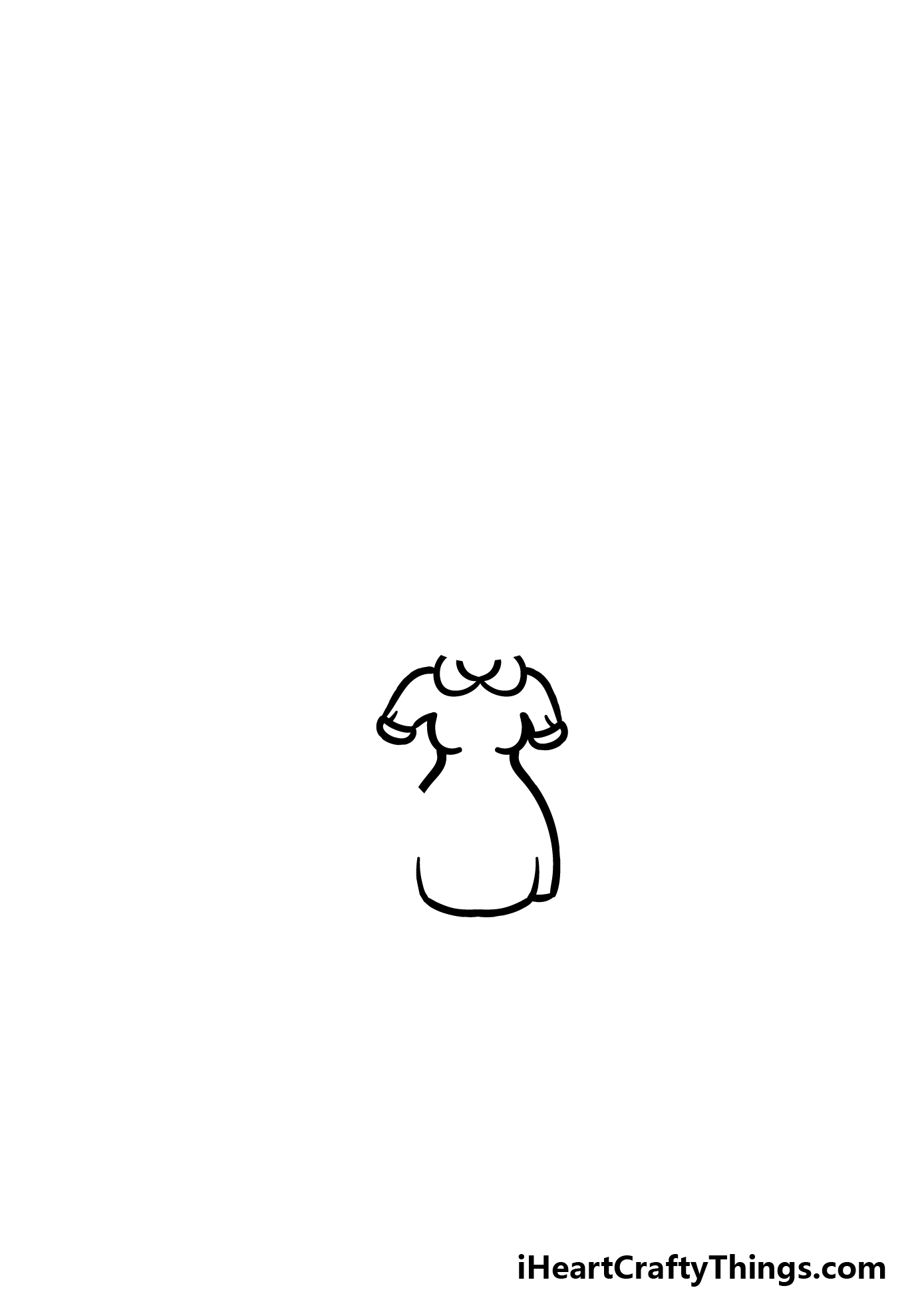 how to draw a cartoon nurse step 1