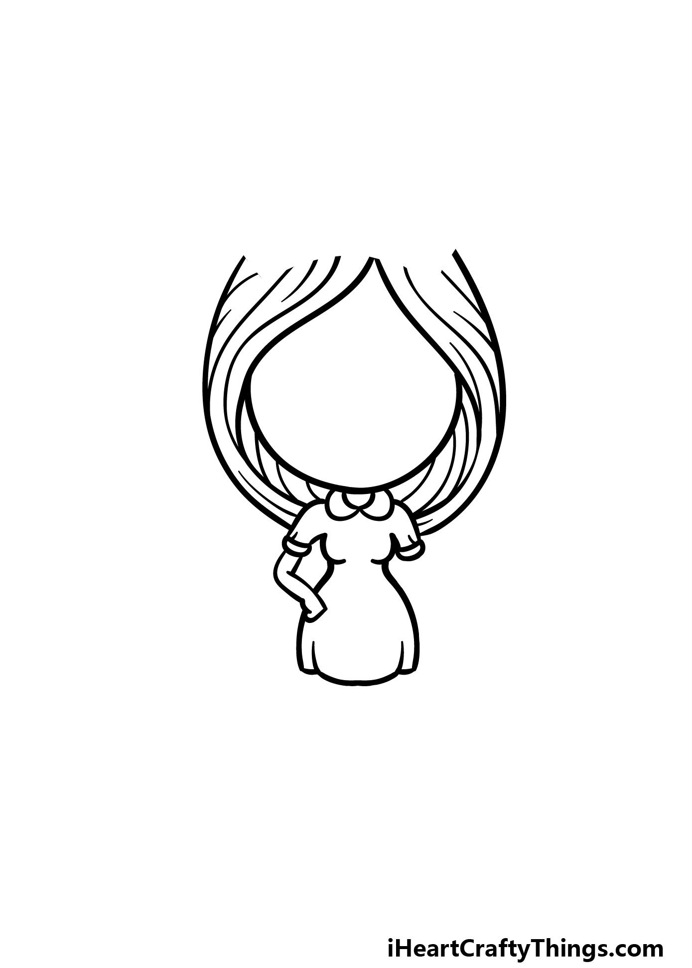 how to draw a cartoon nurse step 3