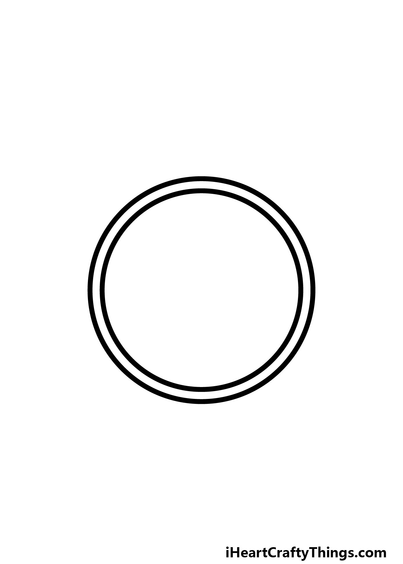 how to draw a cartoon clock step 2