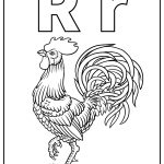 Letter R Coloring Pages free printable