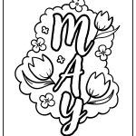 May Coloring Pages free printable