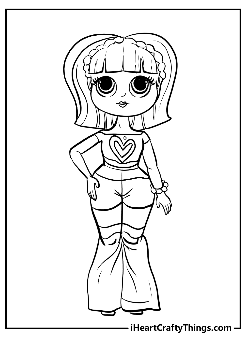 OMG coloring printable for kids