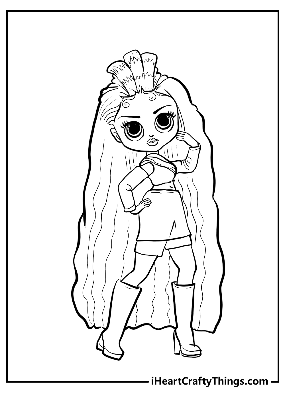 new OMG coloring printable