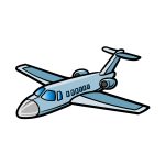 how to draw a cartoon airplane image