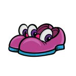 how to draw cartoon shoes image