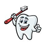 how to draw a cartoon tooth image