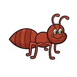 how to draw Cartoon Ants image