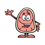 how to draw a cartoon steak image