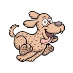 how to draw a cartoon dog image