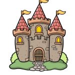 how to draw a cartoon castle image