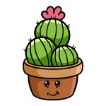 how to draw a cartoon plant image