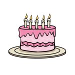 how to draw a cartoon cake image