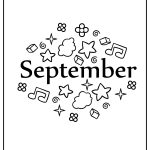 September Coloring Pages free printable