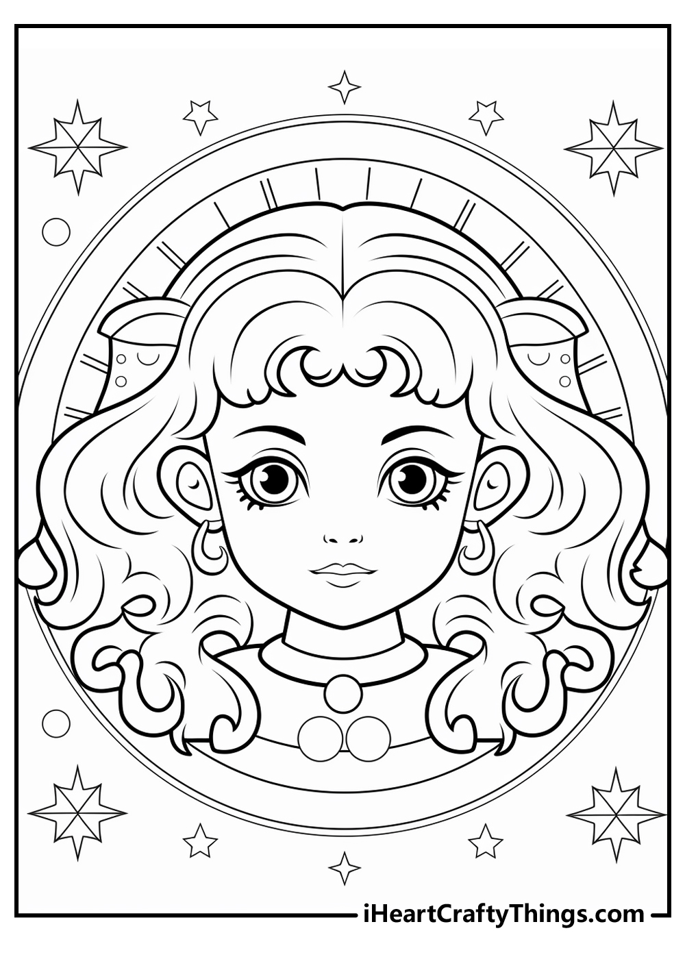 zodiac free coloring printable for kids