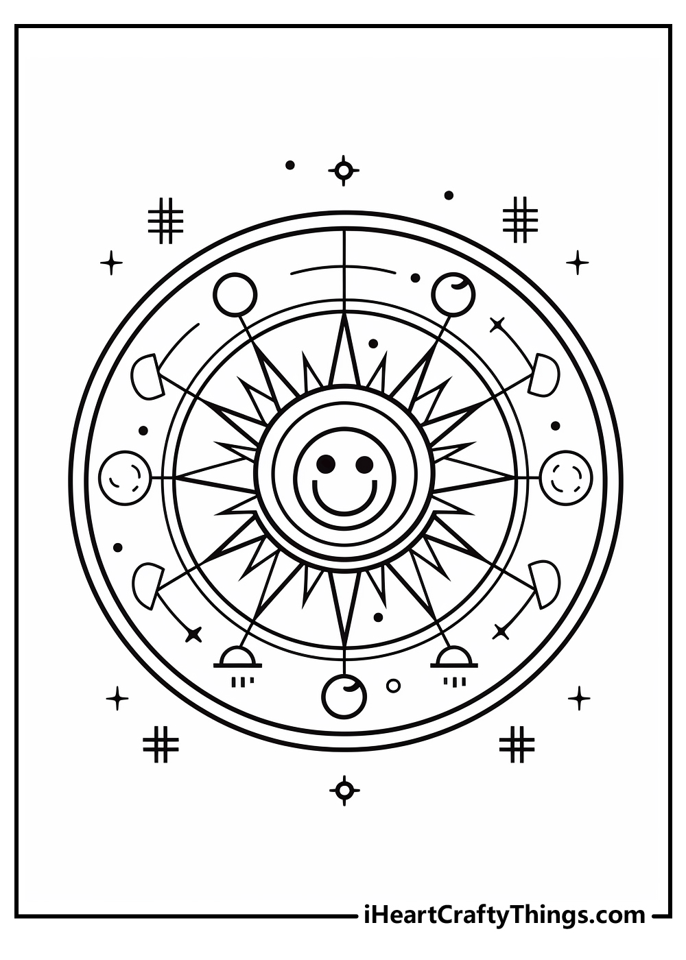 original zodiac coloring pages