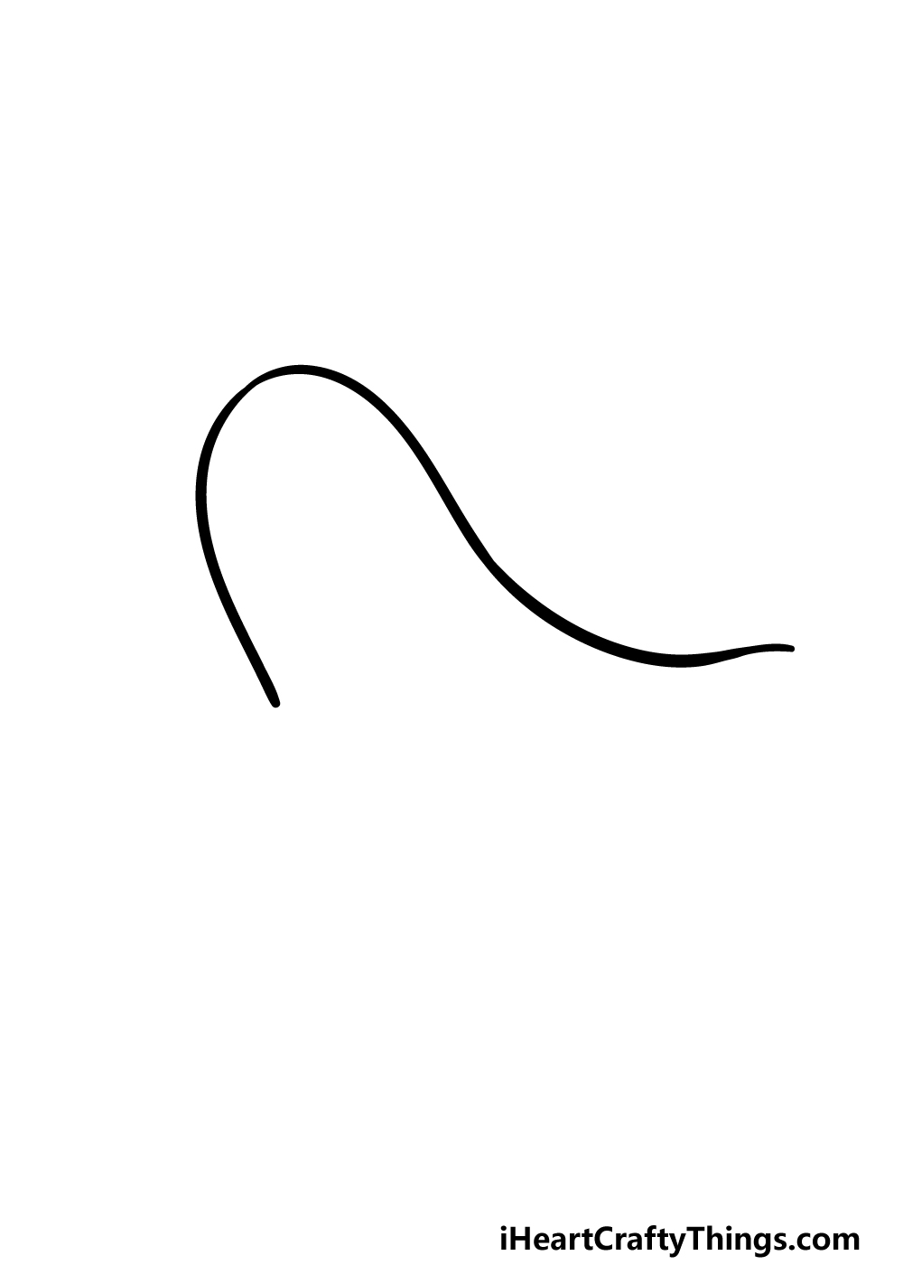 how to draw a cartoon ghost step 1